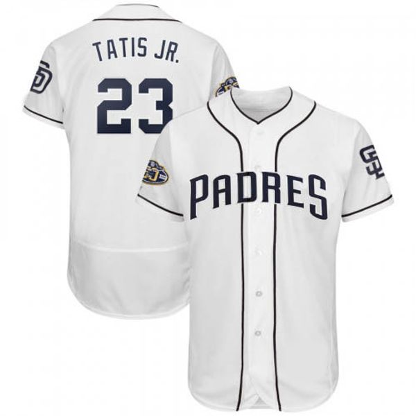 

2019 Mens Jerseys San Diego 23 Fernando Tatis Jr. Padres 13 Manny Machado Black White Grey Cool Baseball Jerseys