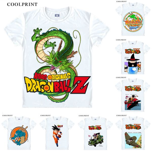

dragon ball z 3d printing summer dragonball manga son goku anime cosplay custom shirt tank short sleeves vintage printed, White;black