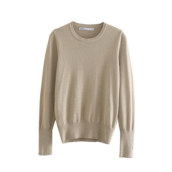 

women's sweaters fashion strip 48-9162 european and american sweater, White;black