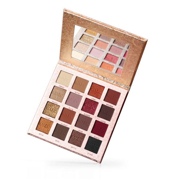 

new 16 colors eyeshadow palette pearlescent glittering matte eye shadow tray sci88