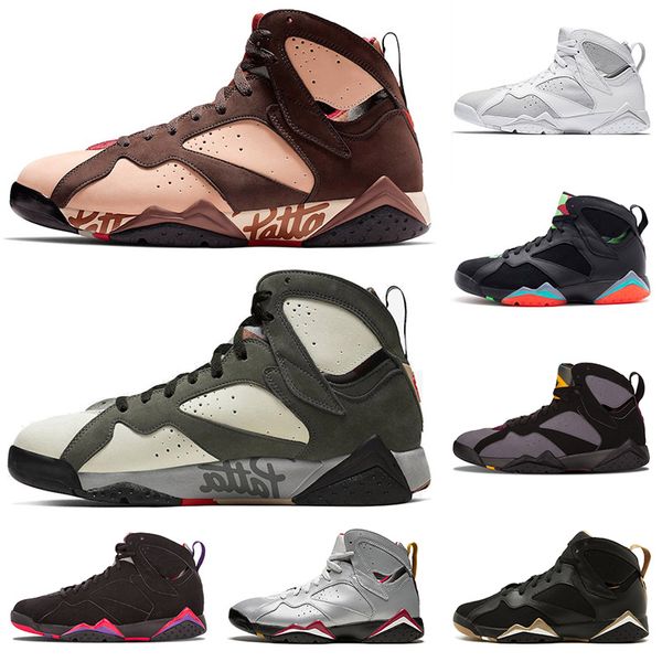 

2020 jumpman fashion patta x 7 ray allen olympic 7s men breathable new arrival basketball shoes hare mens raptor sports sneakers 40-47