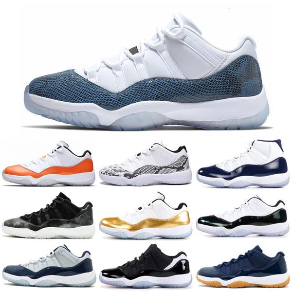 

11 11s basketball shoes for women men concord snakeskin cap and gown gamma blue orange trance bred trainer sports sneakers 5.5-13