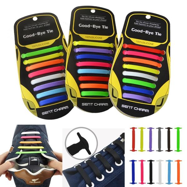 

Новая мода унисекс гибкие эластичные шнурки без промывки не завязывая шнурки Нов