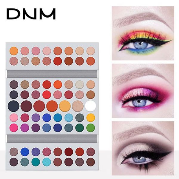 

dnm 71 color eyeshadow palette makeup palette waterproof non-dizzy dyeing long lasting shimmer matte eye shadow cosmetic tools