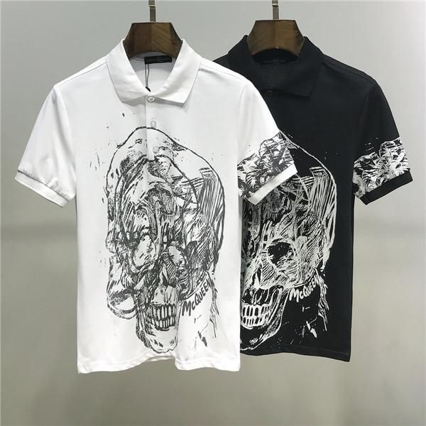 

2019 новый летний хлопок тенниску цветочные змея печати моды с коротким рукавом рубашки мужчины марка футболки мужчины luxury homme b4, White;black