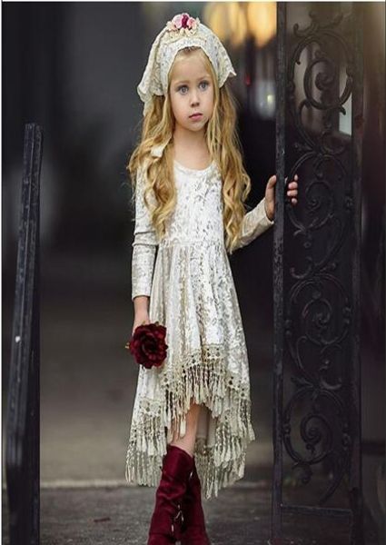 

baby girl vintage princess dress kids velvet lace tassel patchwork dresses casual baby long sleeve dresses asymmetrical vestidos, Red;yellow