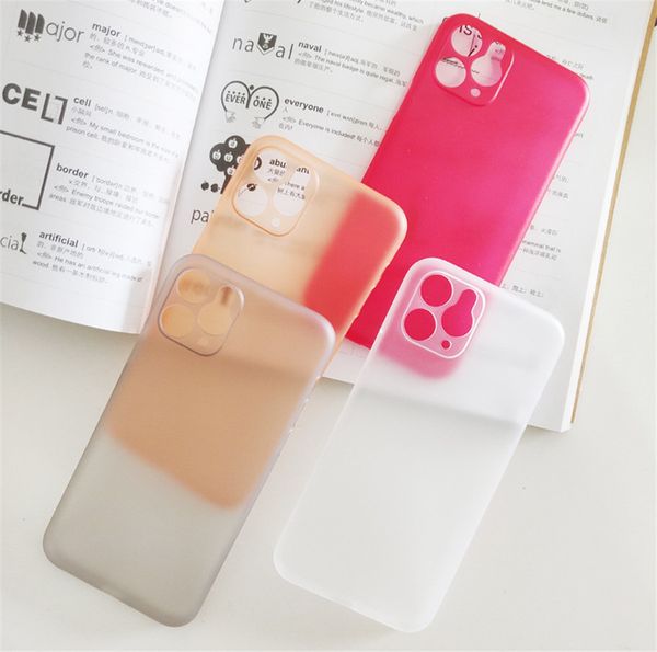 

for iphone 11 11pro super ultra thin slim transparent clear soft pp 10 colors iphone x 8 7 6 5 5c 4 plus cover case