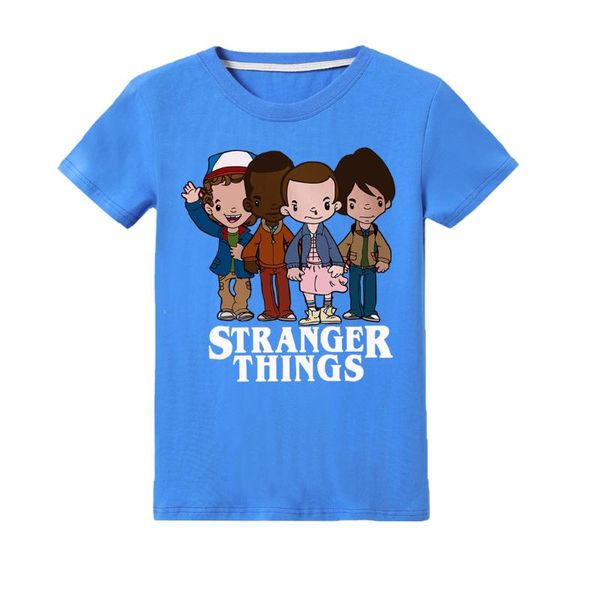 

2020 cars t-shirts for boys kids tees t-shirt for girls children short sleeve baby 100% cotton t shirt 3-16years, Blue