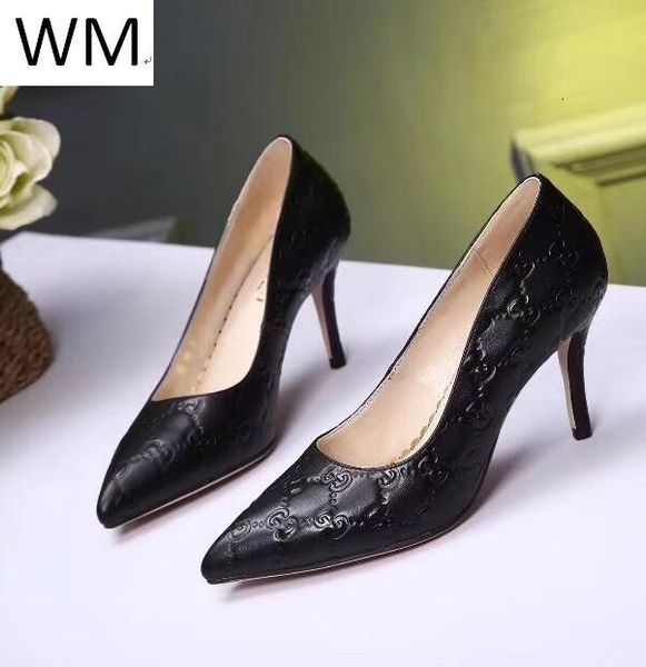 

duping520 fine heel office shoes high heels women high heels sandals slippers mules slides pumps shoes sneakers dress shoes, Black