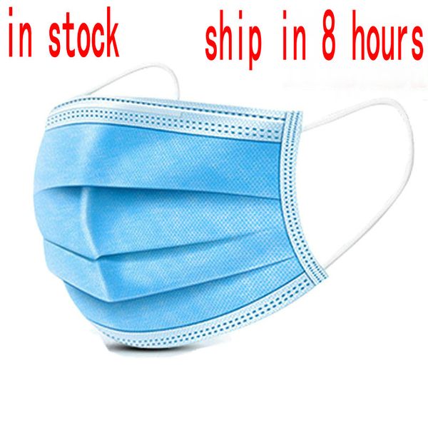 

Миллион ПК в наличии!Одноразовая маска для лица с эластичной ушной петлей 3 слойная дышащая и удобная пыль загрязнение воздуха бесплатная доставка