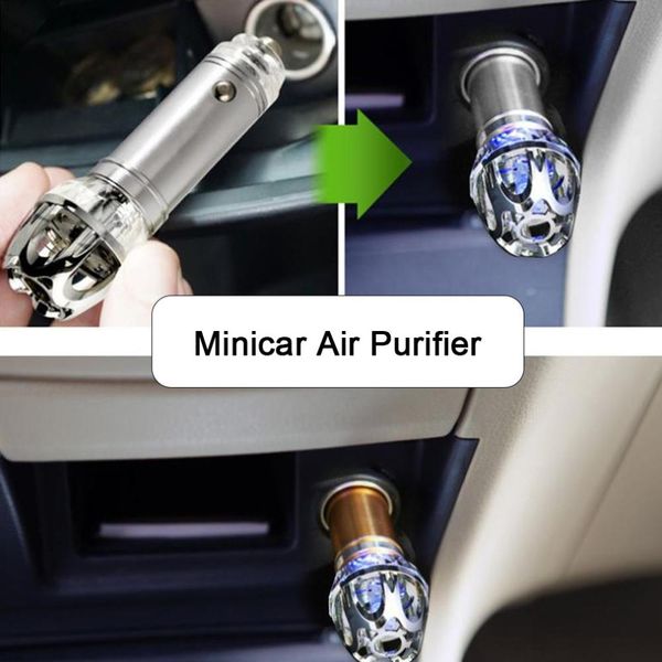 

car air purifier ionizer air cleaner ionic freshener and odor eliminator remove smoking smell purifier diffuser