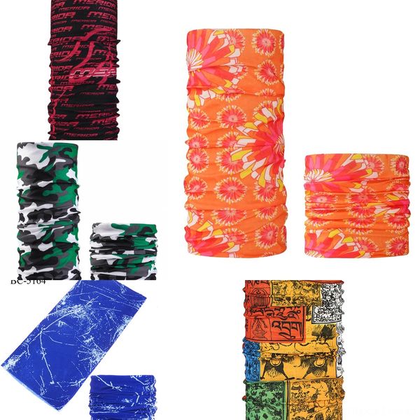 

smmq5 skull design multi function bandana masks outdoor sport motorcycle biker scarf face mask sport masks cs mask halloween ski uv bandana, Black