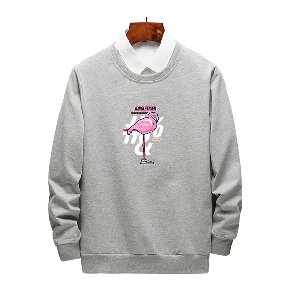

designer mens & womens hoodie autumn winter pullover couple sweatshirts casual flamingo print men clothing 3 colors size m-4xl, Black