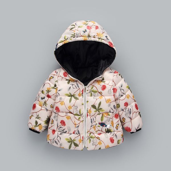 

new brand children winter down jacket kids thick warm hooded jacket hooded boys girls casual outerwear mens designer hoodies, Blue;gray