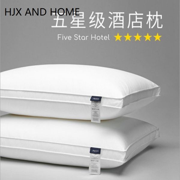 

five-star quality 100% cotton material standard queen king size 48x74cm comfortable soft elasticity pillow
