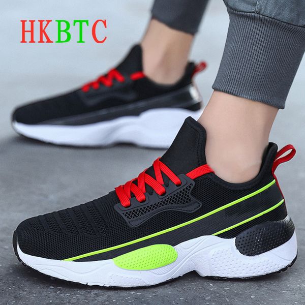 

new stitching sports wind men shoes fashion low to help thick-soled tie casual tide shoes mesh breathable running tenis sneakers