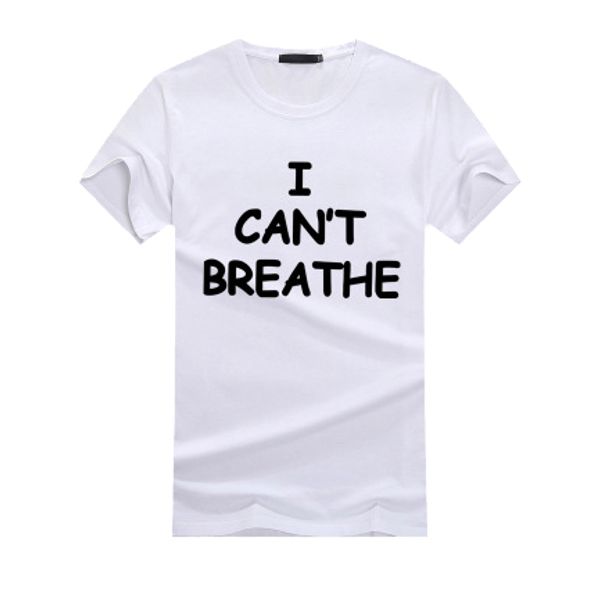 

mens fashion t-shirts i cant breathe casual tees men women 2020 summer tshirts luxury t shirts 14 styles active letter, White;black