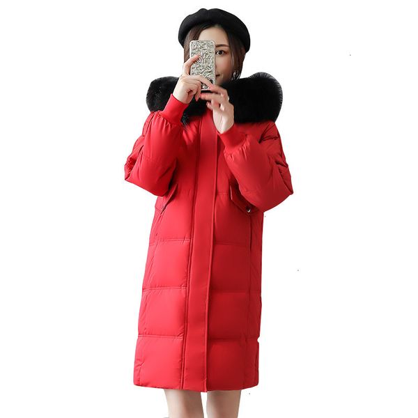 

buy down parka medium and long korean version new style cotton coat leisure bread coat female 811, Black