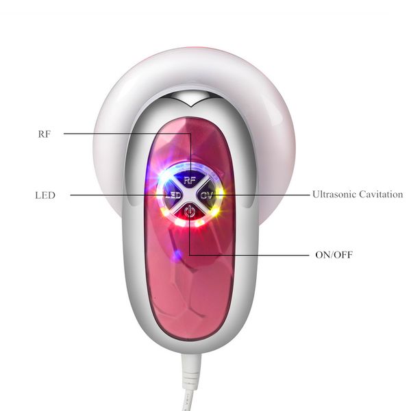 Home de alta qualidade Uso acessível RF emagrecimento Lipoaspiração ultra-sônica da máquina de cavitação gordura reduz o dispositivo de remoção de celulite