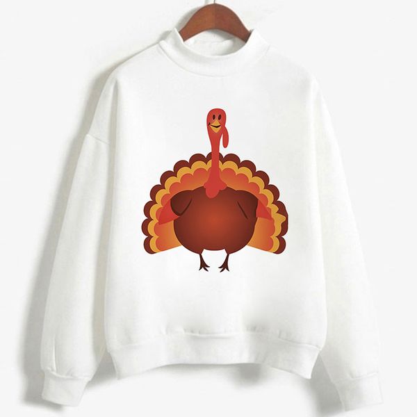 

2019 christmas women brushed sweatshirt autumn winter long-sleeved santa claus christmas print sweatshirt happy christmas#j30, Black