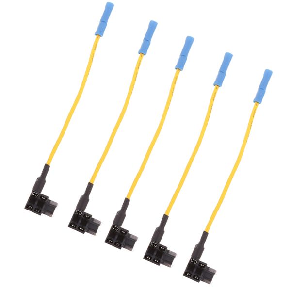 

5 pieces acn blade fuse tap holder block wire for low-profile mini fuse