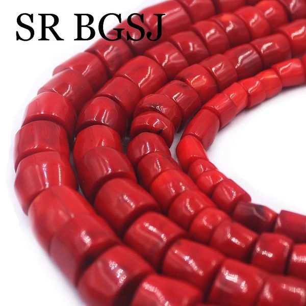 

more sizes sea bamboo red natural coral spacer loose jewelry making beads strand 15