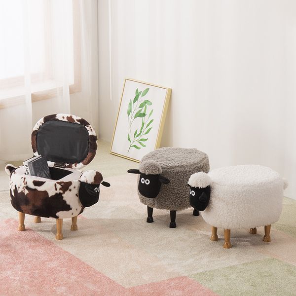 

change shoes stool storage stool creative animal storage low door test sofa