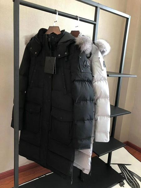 

2019 knee winter coats over the women warm long jacket hooded women clothes brand women winter coats overcoat snow outwear shopping, Black