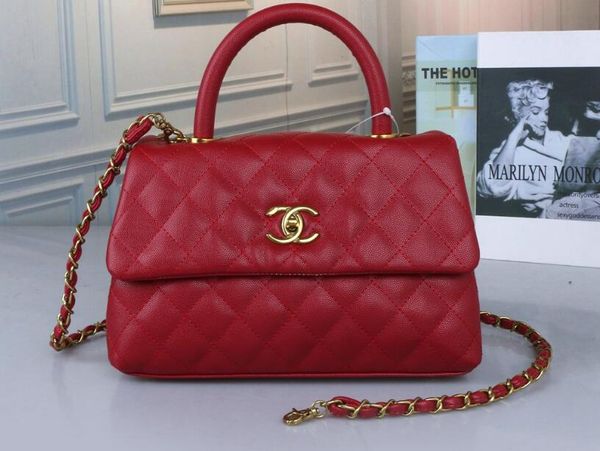 

2020 new designer shoulder bag luxury handbag chαnel ladies brand printed fashion shoulder bag pu shopping crossbody bag, Black