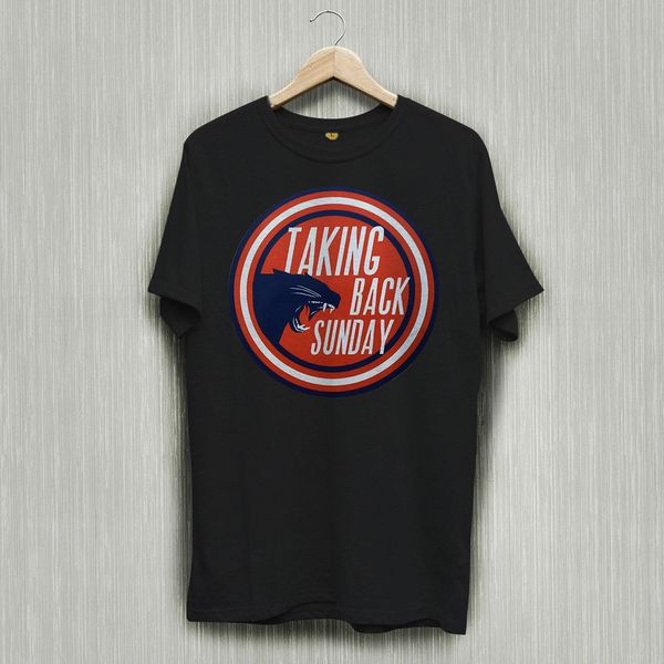 TAKING BACK SUNDAY Rock Band Logo Men/'s Black T-Shirt Size S to 3XL
