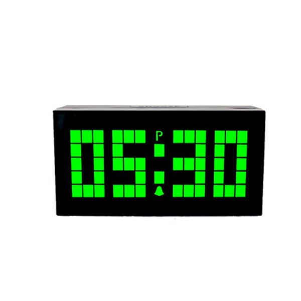 

office adjustable brightness temperature digital luminous mute wall hanging led display decorative alarm clock deskfashion