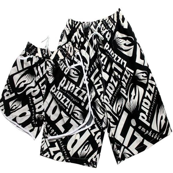 

missky 2pcs/set board short lovers swimwear women bikinis swimsuits men beach surf shorts quick dry print couple swimming wear, White;black