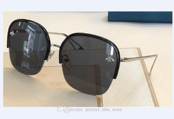 

3821 sunglasses for women popular fashion big summer style with the bees uv protection lens come with case, White;black