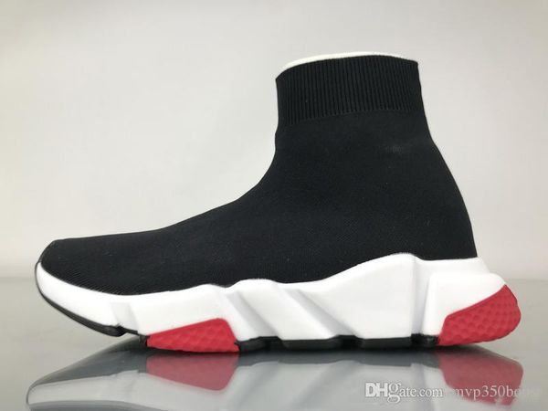 

sneakers designer speed trainer black red gypsophila triple black fashion flat sock boots casual shoes speed trainer runner with dust bag