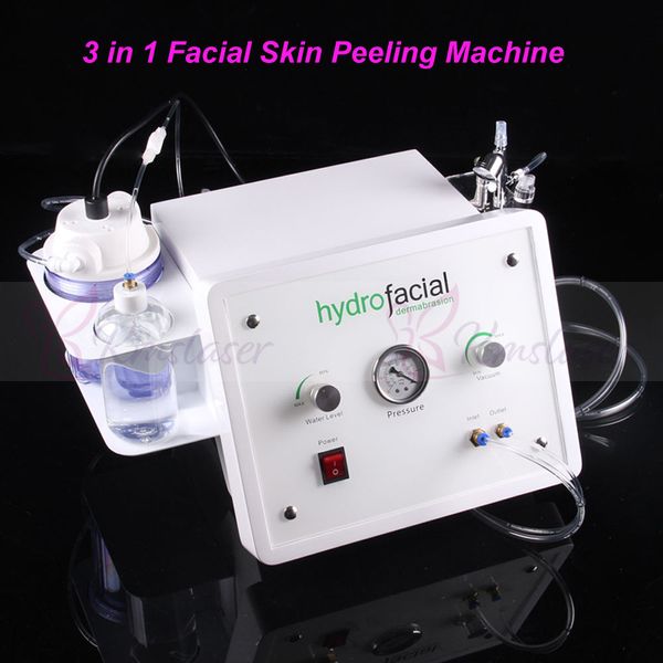 Touchscreen 3 In 1 Silk Peel Hydrodermabrasion Diamond Peel Microdermabrasion Maschine Sauerstoff-Gesichtspeeling SPA Gl