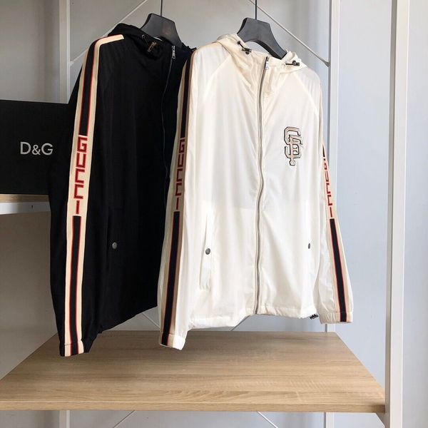 

g mens designer jackets side logo designer jacket men coat long sleeve mens windbreaker 2020 luxury designer clothes ship