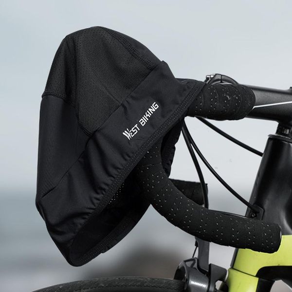 

cycling cap riding ice silk cap windproof breathable quick-drying riding head hat helmet headgear cycling headwear, Black