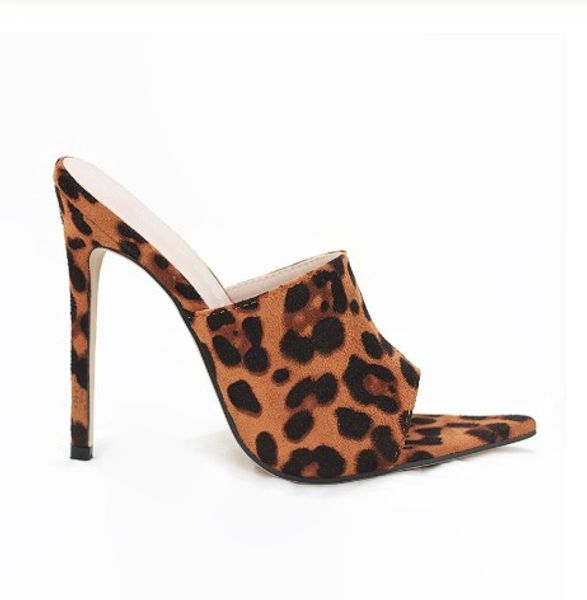 

pointed toe high heel slippers high heel 11cm slippers sandals woman shoes sandalias candy orange blue black yellow 2020 summer new