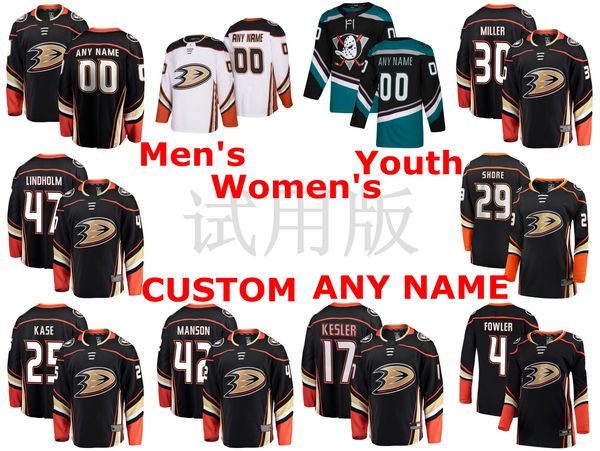 

anaheim ducks трикотажных изделий джейкоба мегна джерси райан миллер hampus линдхольм девины shore ондрого кас черного белый хок- трикотажно, Black;red