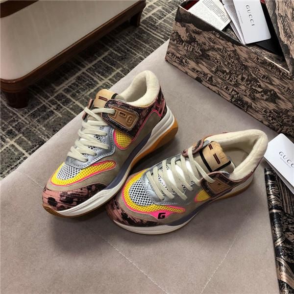 

daddy shoes color matching thick-soled sneakers menss leather increased version retro casual old distressed shoes male lizard pattern 1555, Black