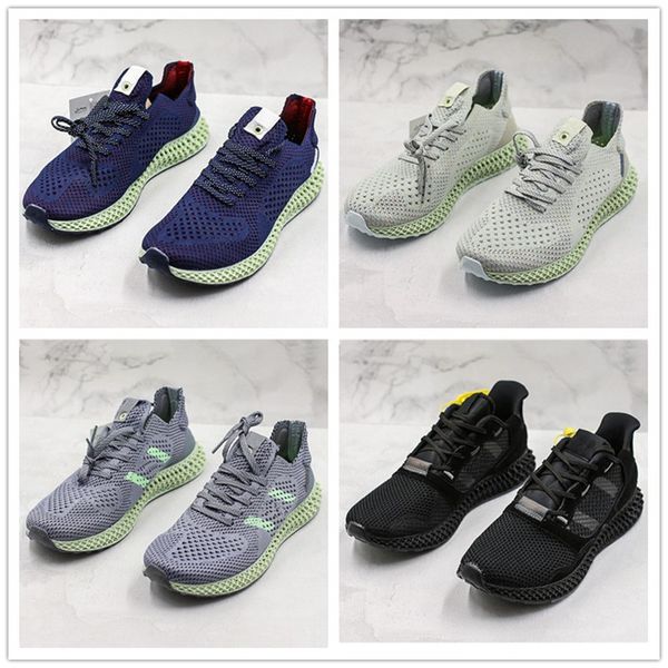 

2019 alphaedge 4d ltd printing technology running shoe futurecraft black grey blue mens designer sport sneaker