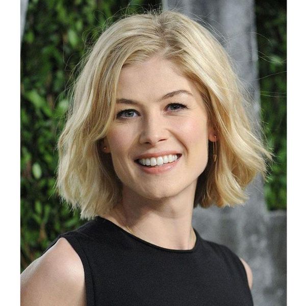 

straight blonde short bob 13*4 lace front human hair wig brazilian virgin hair pre plucked hairline ing, Black