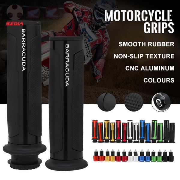 

universal 22mm street racing moto for kit with bar end cnc 7/8'' motorcycle handle bar caps handlebar grips kit barracuda grips