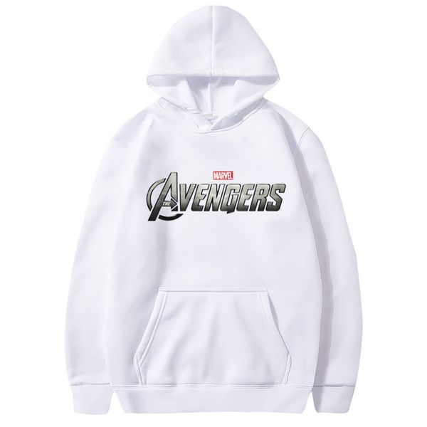 

новые 2020 осень зима vengers модно рыхлой с капюшоном свитер мужчин и женщин, Black
