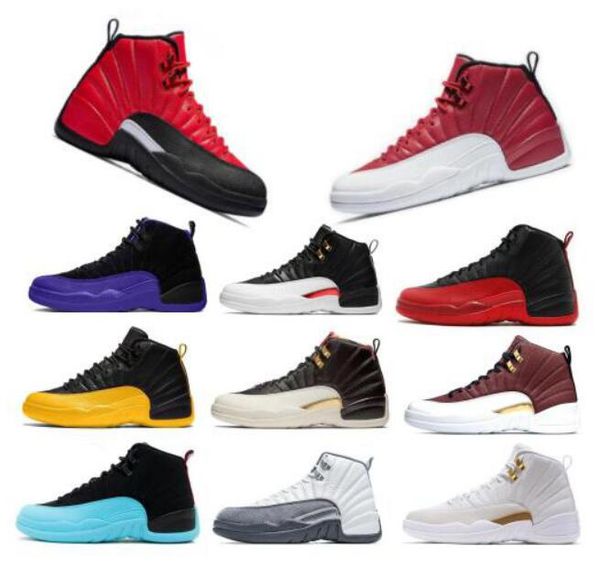 

ovo retro 12 xii баскетбольная обувь кроссовки женщины мужчины такси плей-офф gamma blue grey спортивная обувь retros j12s replicas размер u