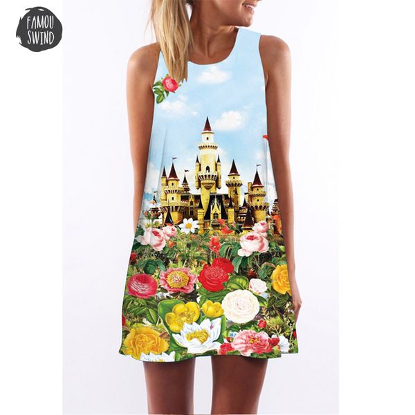 

dress women floral summer style short dress new print casual chiffon dresses boho beach dresses vestidos designer clothes, Black;gray