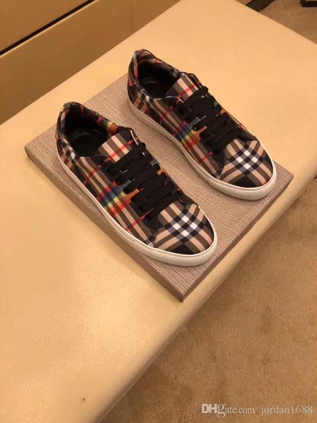 

new gift brand red bottom men sneakers low shoes rantulow junior flat men geunine leather white black outdoor trainer v6s82w2a