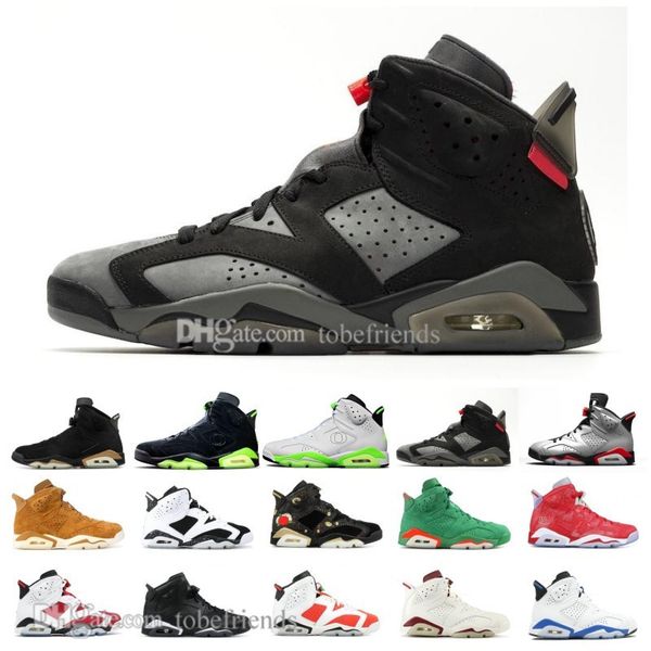 

6s mens basketball shoes dmp black infrared bred 2019 olympic white cement carmine tinker hatfield reflective bugs bunny 6 men sneakers