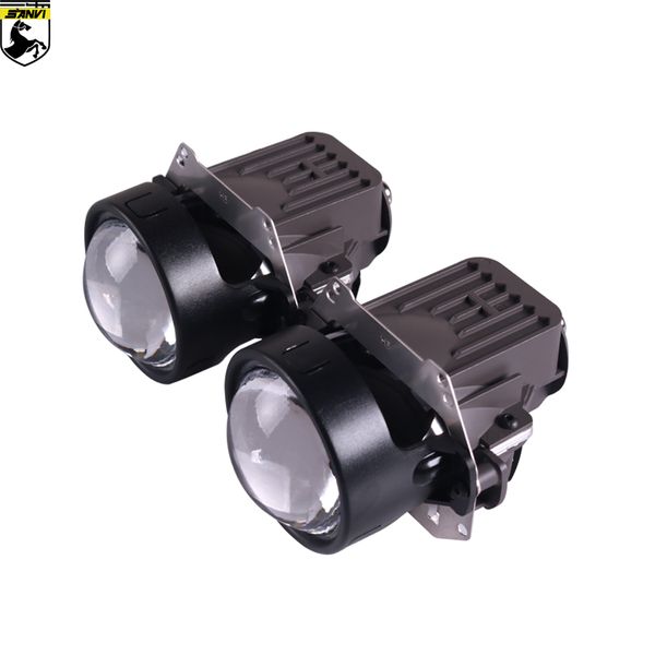 

sanvi 3inches x1 35w 5500k bi led projector lens 12v high low beam auto led projector headlight rhd lhd car lens