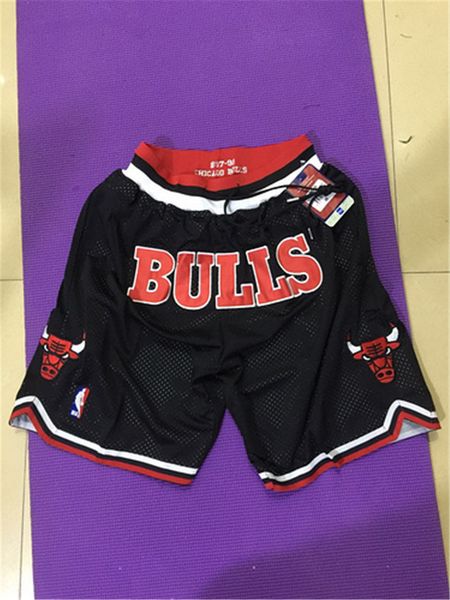 

bulls shorts (black) bulls just don basketball mesh shorts swingman shorts